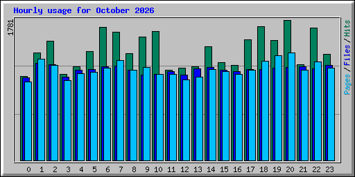 Hourly usage for October 2026