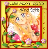 Second place in Cutie Moon Top 25